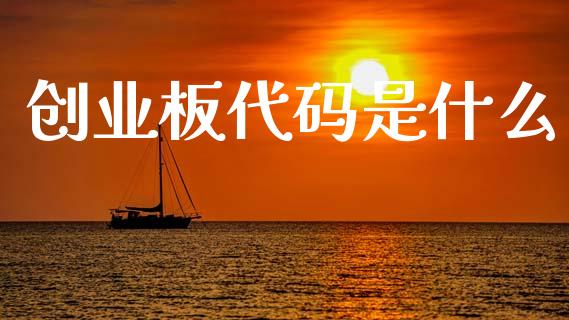 创业板代码是什么_https://wap.15771688.com_道指期货_第1张