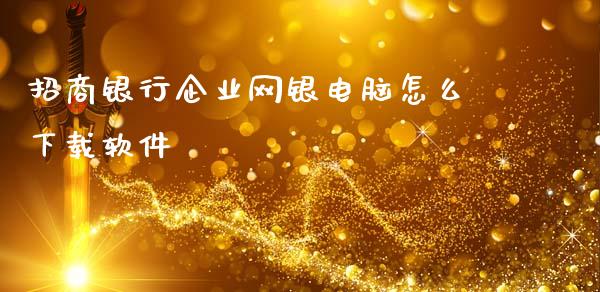 招商银行企业网银电脑怎么下载软件_https://wap.15771688.com_道指期货_第1张