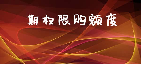 期权限购额度_https://wap.15771688.com_期货手续费一览表_第1张