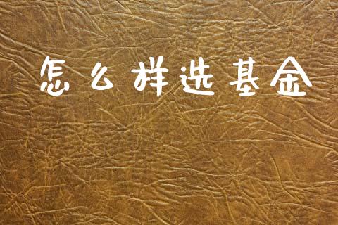 怎么样选基金_https://wap.15771688.com_原油期货直播室_第1张
