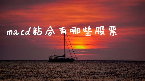 macd粘合有哪些股票_https://wap.15771688.com_道指期货_第1张