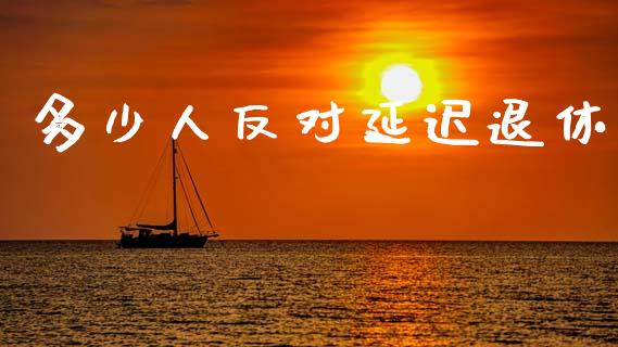 多少人反对延迟退休_https://wap.15771688.com_原油期货直播室_第1张