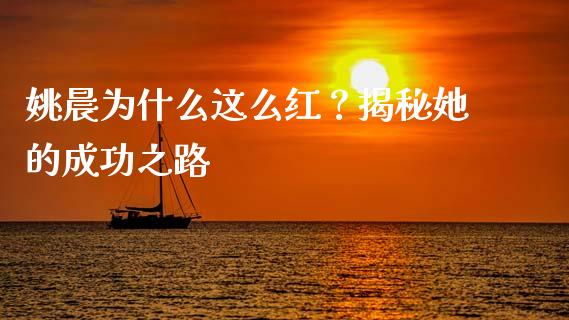 姚晨为什么这么红？揭秘她的成功之路_https://wap.15771688.com_原油期货直播室_第1张