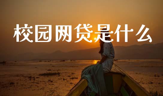 校园网贷是什么_https://wap.15771688.com_国际期货_第1张