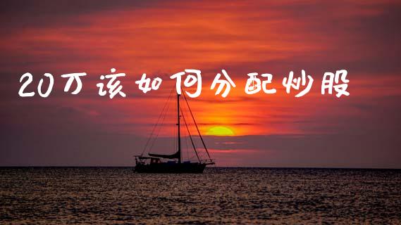 20万该如何分配炒股_https://wap.15771688.com_原油期货直播室_第1张