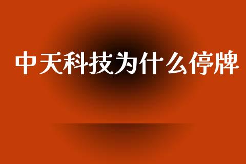 中天科技为什么停牌_https://wap.15771688.com_期货手续费一览表_第1张