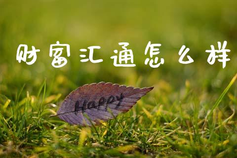 财富汇通怎么样_https://wap.15771688.com_国际期货_第1张