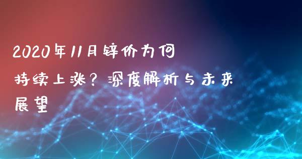 2020年11月锌价为何持续上涨？深度解析与未来展望_https://wap.15771688.com_原油期货直播室_第1张