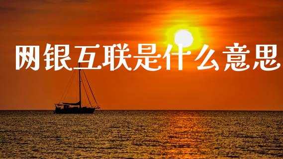 网银互联是什么意思_https://wap.15771688.com_原油期货直播室_第1张