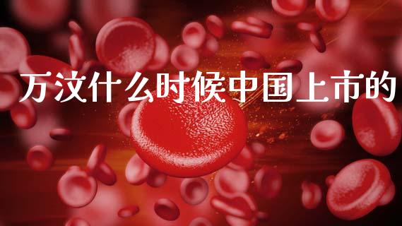 万汶什么时候中国上市的_https://wap.15771688.com_国际期货_第1张