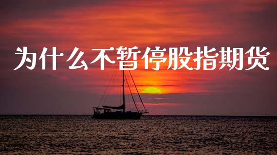 为什么不暂停股指期货_https://wap.15771688.com_国际期货_第1张