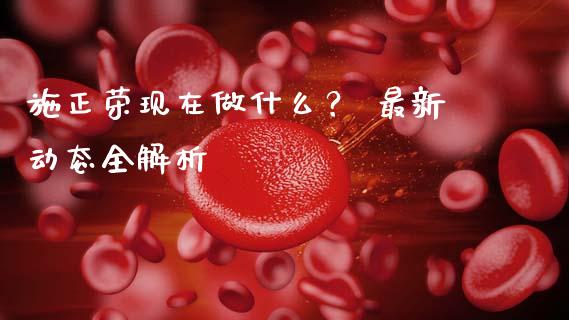 施正荣现在做什么？ 最新动态全解析_https://wap.15771688.com_期货手续费一览表_第1张