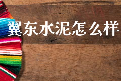 翼东水泥怎么样_https://wap.15771688.com_期货手续费一览表_第1张