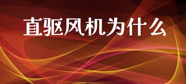 直驱风机为什么_https://wap.15771688.com_国际期货_第1张