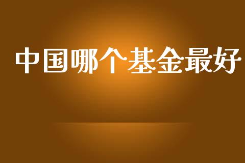 中国哪个基金最好_https://wap.15771688.com_国际期货_第1张