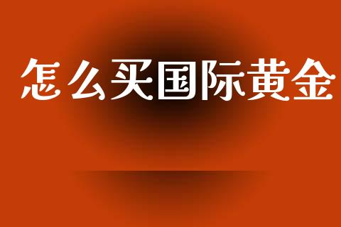怎么买国际黄金_https://wap.15771688.com_道指期货_第1张