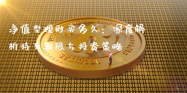 净值型理财买多久:深度解析持有期限与投资策略_原油期货直播室_第1张_原油期货直播室_道指期_期货手续费一览表_国际期货 净值型理财买多久:深度解析持有期限与投资策略_https://wap.15771688.com_原油期货直播室_第1张