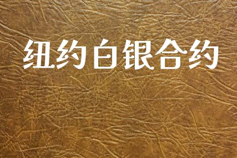 纽约白银合约_https://wap.15771688.com_道指期货_第1张