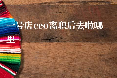一号店ceo离职后去啦哪里_https://wap.15771688.com_道指期货_第1张