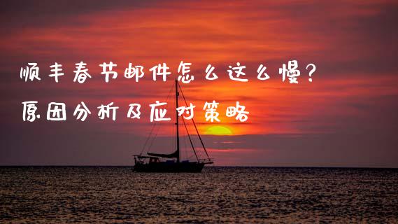 顺丰春节邮件怎么这么慢？原因分析及应对策略_https://wap.15771688.com_期货手续费一览表_第1张