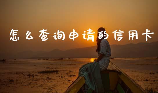 怎么查询申请的信用卡_https://wap.15771688.com_原油期货直播室_第1张