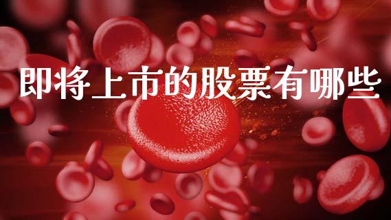 即将上市的股票有哪些_https://wap.15771688.com_国际期货_第1张