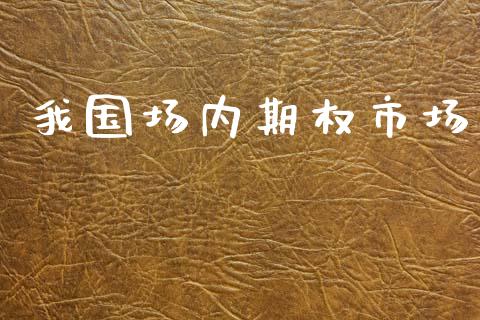 我国场内期权市场_https://wap.15771688.com_原油期货直播室_第1张