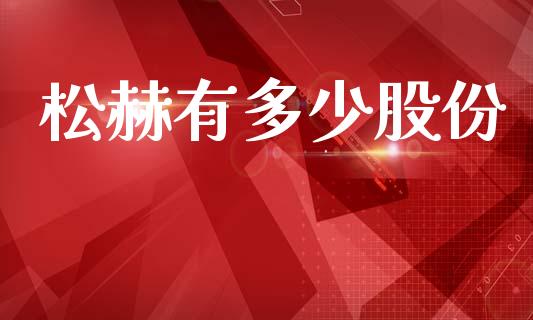 松赫有多少股份_https://wap.15771688.com_原油期货直播室_第1张