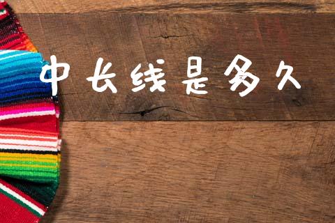 中长线是多久_https://wap.15771688.com_期货手续费一览表_第1张