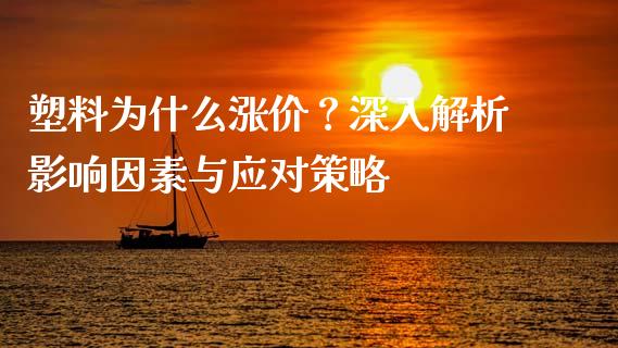 塑料为什么涨价？深入解析影响因素与应对策略_https://wap.15771688.com_道指期货_第1张