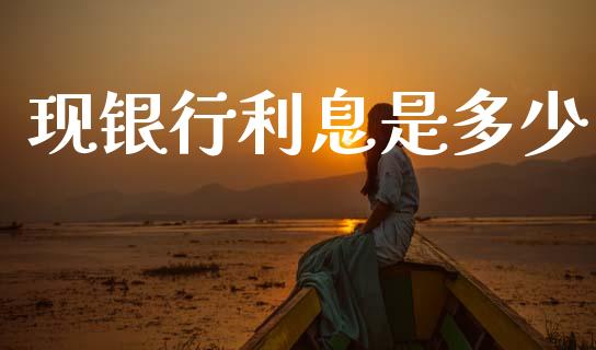 现银行利息是多少_https://wap.15771688.com_原油期货直播室_第1张
