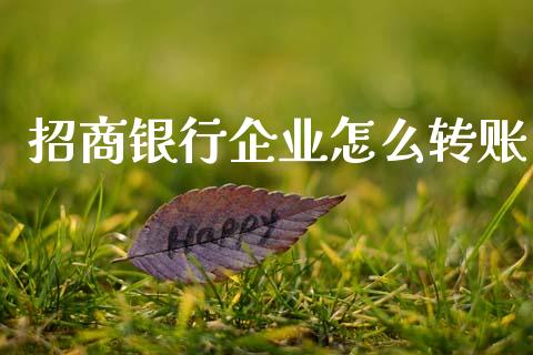 招商银行企业怎么转账_https://wap.15771688.com_期货手续费一览表_第1张