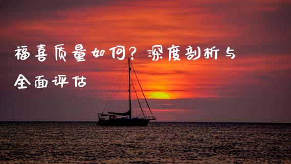 福喜质量如何？深度剖析与全面评估_https://wap.15771688.com_原油期货直播室_第1张