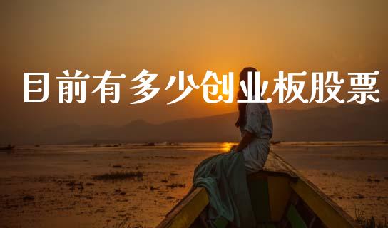 目前有多少创业板股票_https://wap.15771688.com_国际期货_第1张