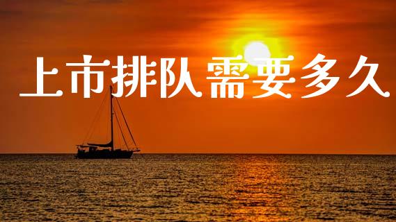 上市排队需要多久_https://wap.15771688.com_期货手续费一览表_第1张