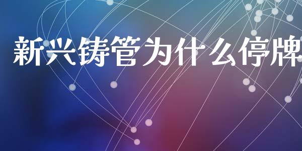 新兴铸管为什么停牌_https://wap.15771688.com_原油期货直播室_第1张