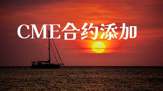 CME合约添加_https://wap.15771688.com_期货手续费一览表_第1张