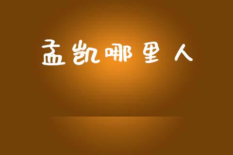 孟凯哪里人_https://wap.15771688.com_原油期货直播室_第1张