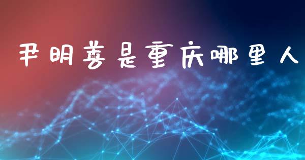 尹明善是重庆哪里人_https://wap.15771688.com_道指期货_第1张