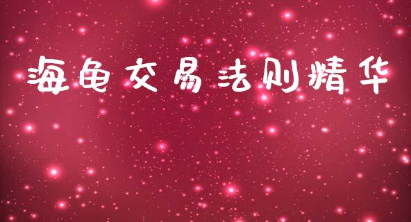 海龟交易法则精华_https://wap.15771688.com_道指期货_第1张