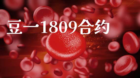 豆一1809合约_https://wap.15771688.com_期货手续费一览表_第1张