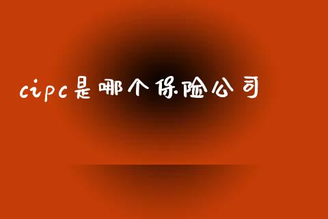 cipc是哪个保险公司_https://wap.15771688.com_道指期货_第1张