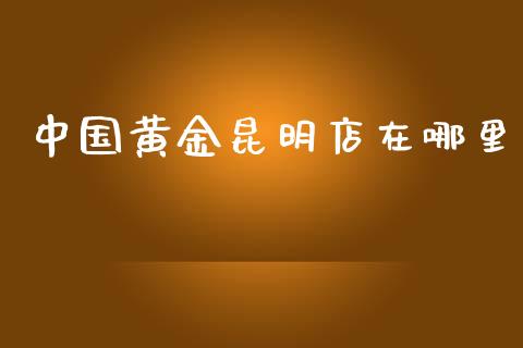 中国黄金昆明店在哪里_https://wap.15771688.com_道指期货_第1张