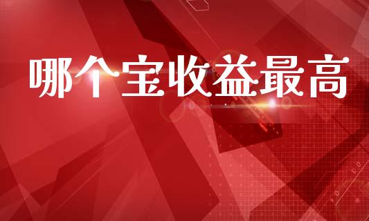 哪个宝收益最高_https://wap.15771688.com_国际期货_第1张