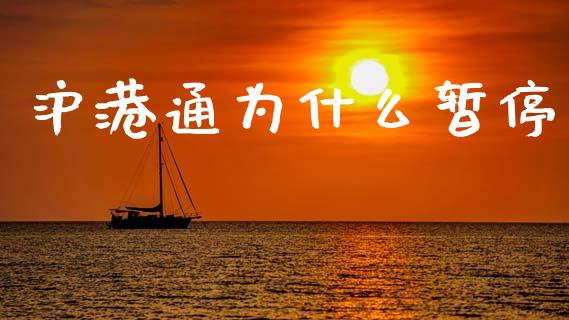 沪港通为什么暂停_https://wap.15771688.com_期货手续费一览表_第1张