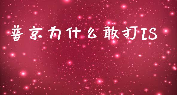普京为什么敢打IS_https://wap.15771688.com_道指期货_第1张