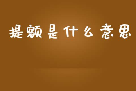 提额是什么意思_https://wap.15771688.com_道指期货_第1张