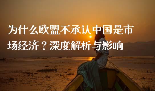 为什么欧盟不承认中国是市场经济？深度解析与影响_https://wap.15771688.com_期货手续费一览表_第1张