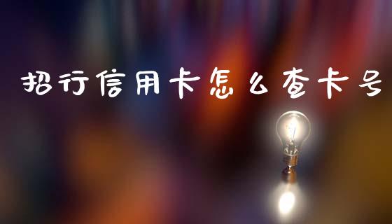 招行信用卡怎么查卡号_https://wap.15771688.com_期货手续费一览表_第1张