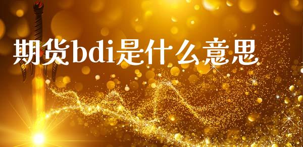 期货bdi是什么意思_https://wap.15771688.com_国际期货_第1张